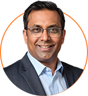 Portrait of Shailesh Wadhankar, President of NICE Software Solutions and author of The First 100 Days: What I Learned About Scaling a Data & AI Organization.